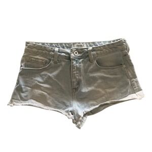 Forever 21 Denim Shorts 28 Light Wash Cut Off Y2K Summer Festival Rodeo EUC